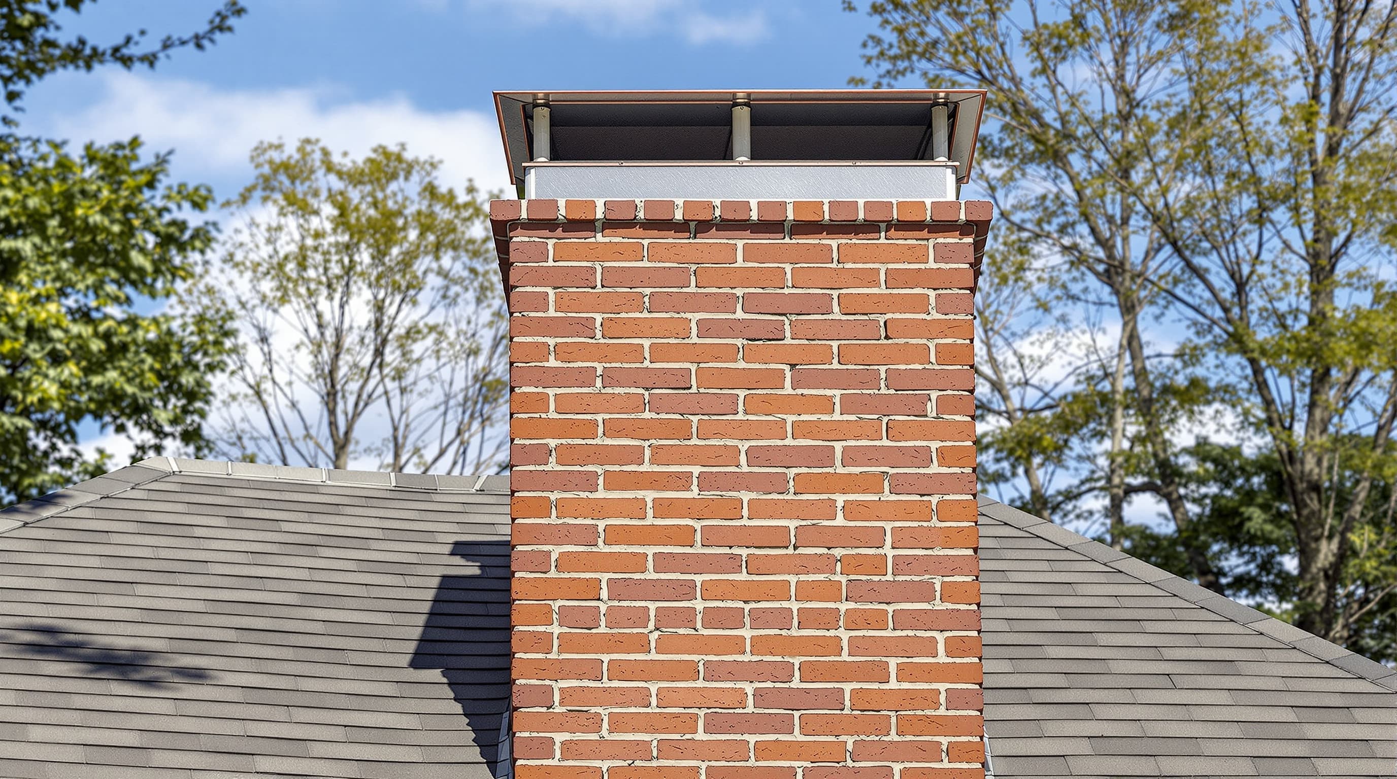 Cape chimney restoration — after